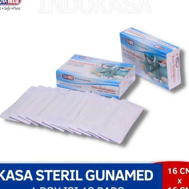 Kasa Hidrofil Gunamed 1 Pack Isi 12 Box/Kasa Potong