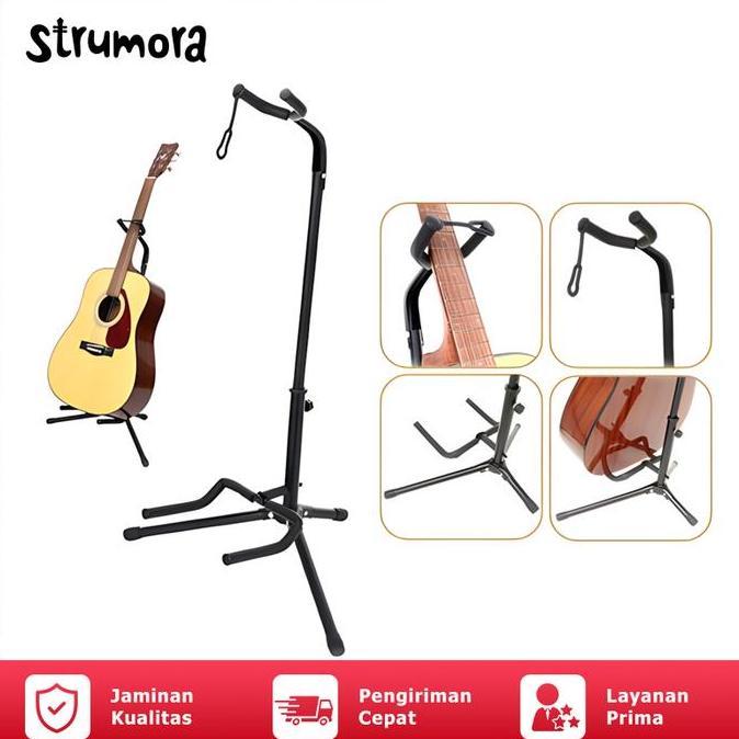 Strumora stand gitar single stand gitar stand guitar  bass