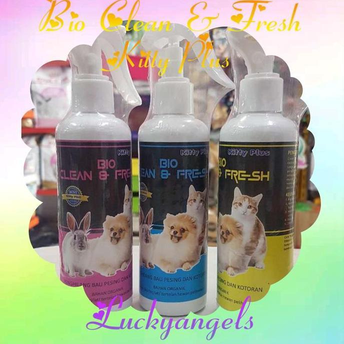 BIO CLEAN&FRESH SPRAY KITTY PLUS 250ML PENGHILANG BAU PESING & KOTORAN