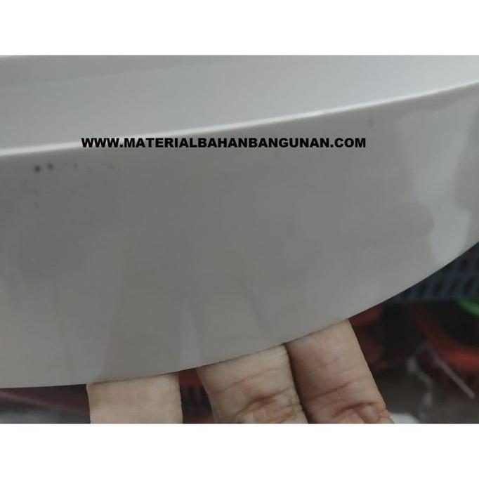Taco List Edging 1 x 4 cm Putih Kilap Pelapis Pinggiran HPL Permeter