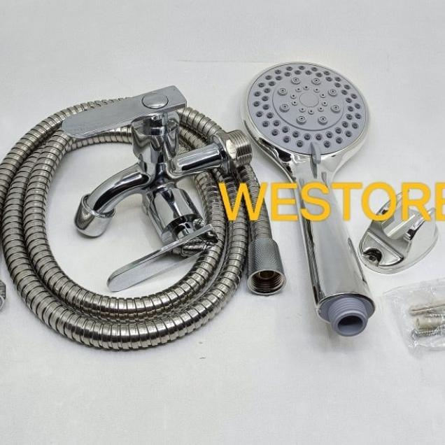 Paket Kran Cabang 3/4 Plus Shower 5 Sistem