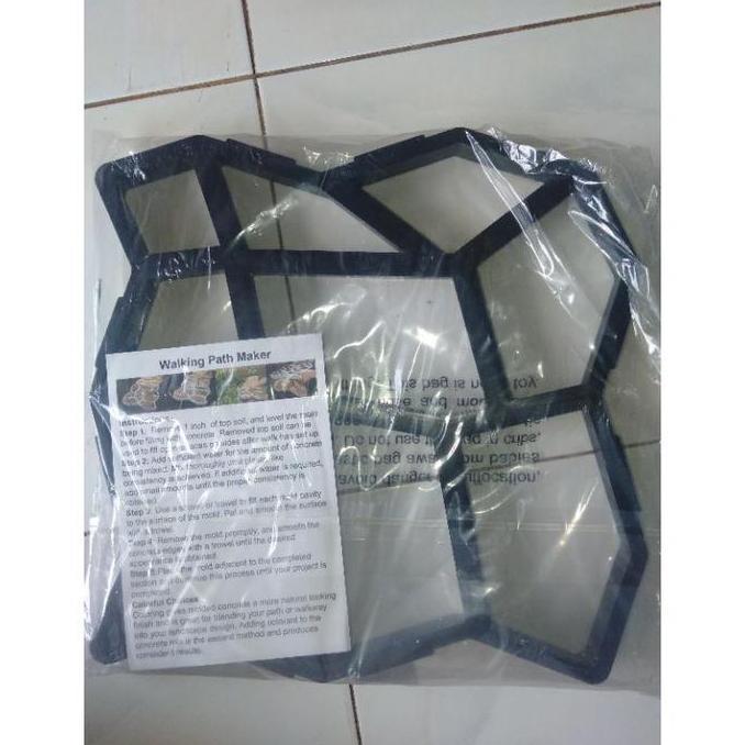 Cetakan Semen Batu Mold Semen Jalan Paving Block Conblock Taman Garden