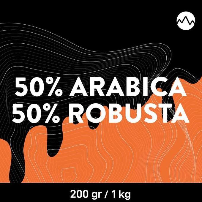 Biji Kopi 50% ARABICA es kopi susu grosir blend by Space Roastery