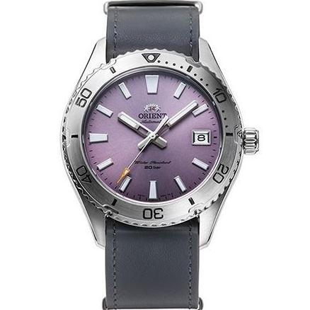 Orient RA-AC0Q07V New Mako 40 Automatic Sapphire Leather Strap
