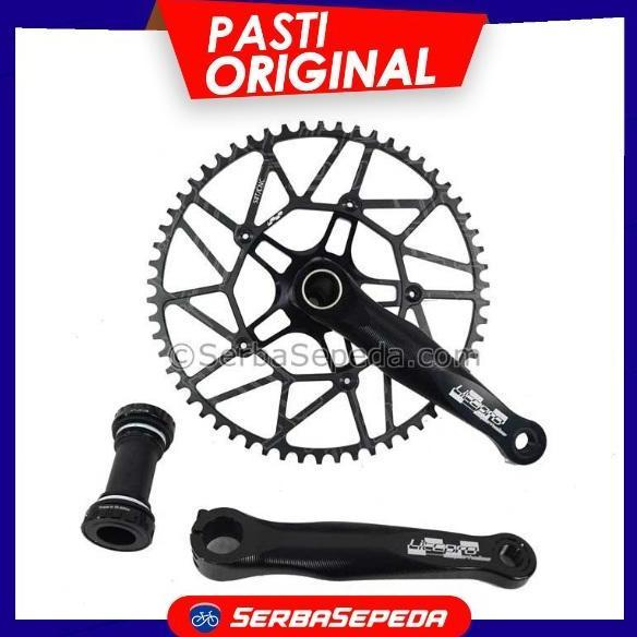 Litepro Plus Crankset 58T Super Hollow - Crankset Sepeda