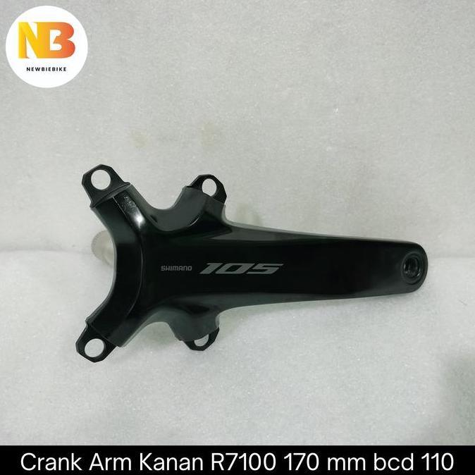 Crank Arm Kanan Shimano 105 R7100 arm 170 mm via japan ORIGINAL sepeda Roadbike