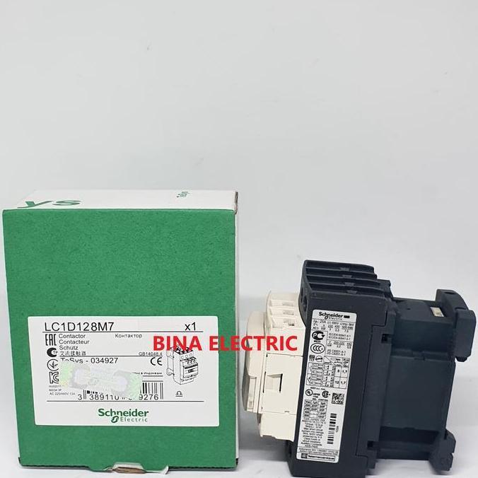 pt.dewicitraresmi / Kontaktor / Contactor Schneider LC1D128 LC1D128M7 4P 25A Original Diskon