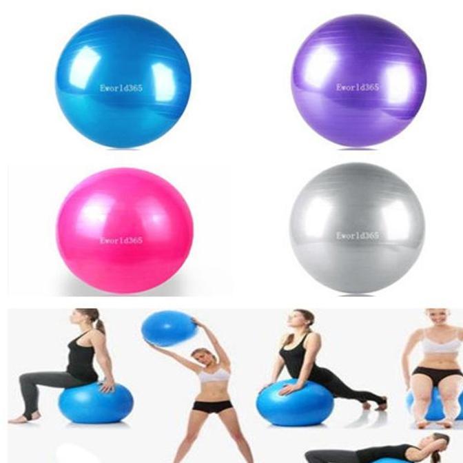 Bola Yoga Diameter 65CM / Gym Ball Alat Fitness Pilates Ball Fitnes Senam Olahraga / Bola Ibu Hamil