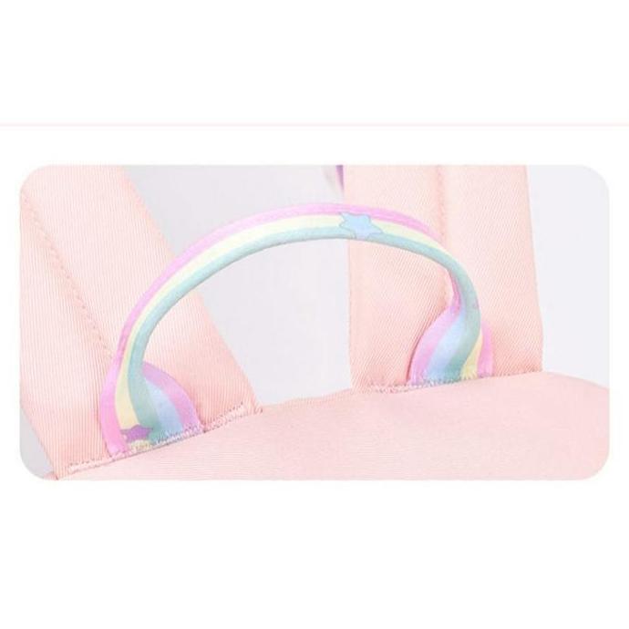 Maith- Tas Ransel Backpack Sekolah Anak / Remaja Sd Smp Sma Model Polos Fashion Tas Sekolah Perempua