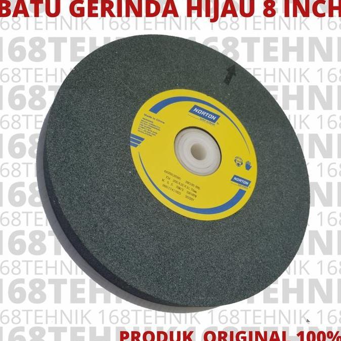 Batu Gerinda 8" Norton / Batu Gerinda Hijau / Batu Gerinda Duduk 205