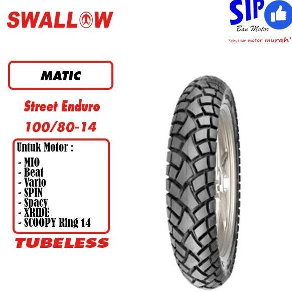 Ban Swallow Street Enduro SB-117 100 80 ring 14 Tubeless