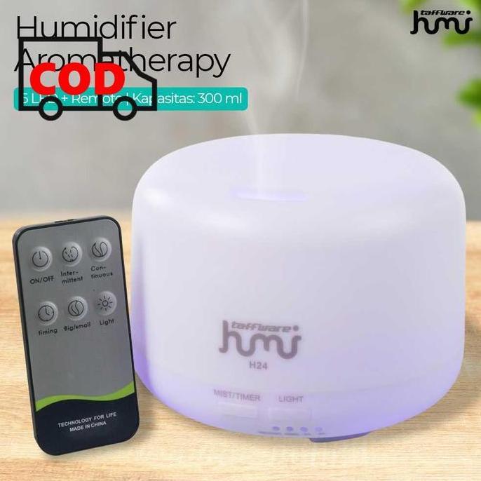 Humidifier Elektrik Pelembab Pewangi Udara Ruangan 300ml + Remote