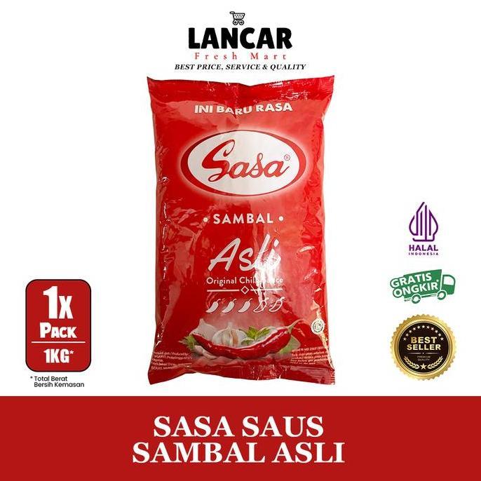 Nui- Sasa Saus Sambal / Sasa Saus Sambal Refill Pack 950Gr