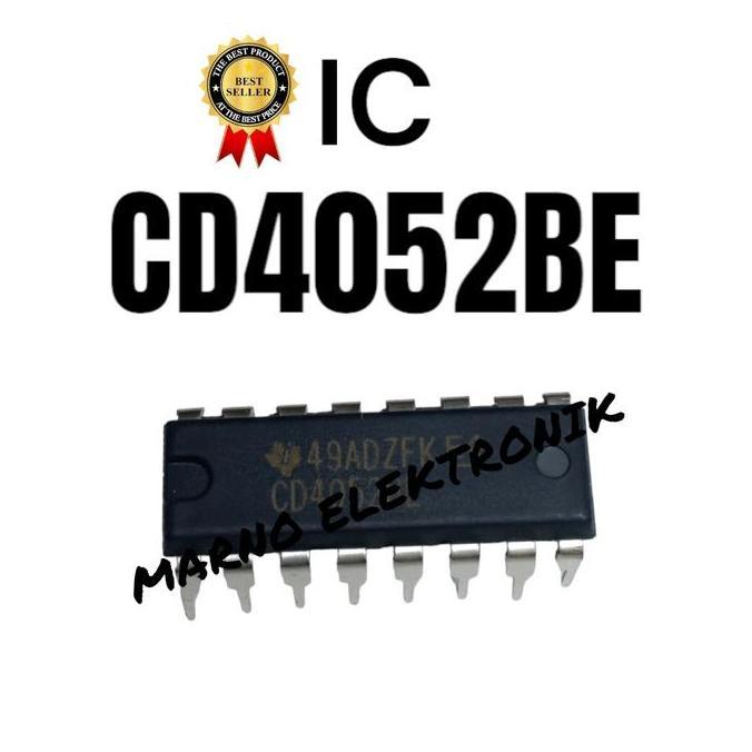 IC CD4052BE CD 4052 BE CD 4052BE ASLI ORI ORIGINAL A2162