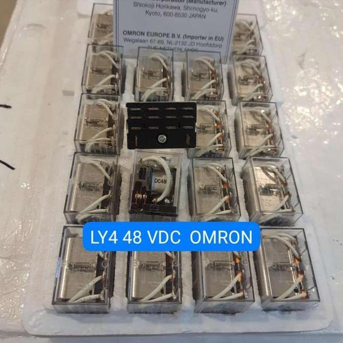 cv.lawususanto / RELAY LY4 48 VDC OMRON ORIGINAL Diskon