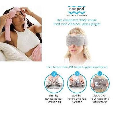 Nod Pod Sleep Mask Weighted Blanket Gentle Pressure Better Relax Sleep - Original