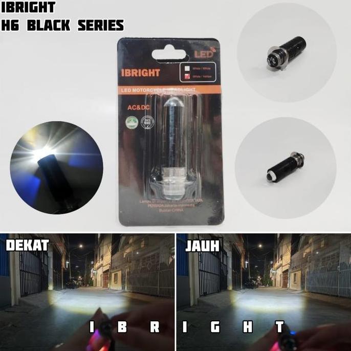Ibright H6 Black Series - Lampu Utama H6 Led