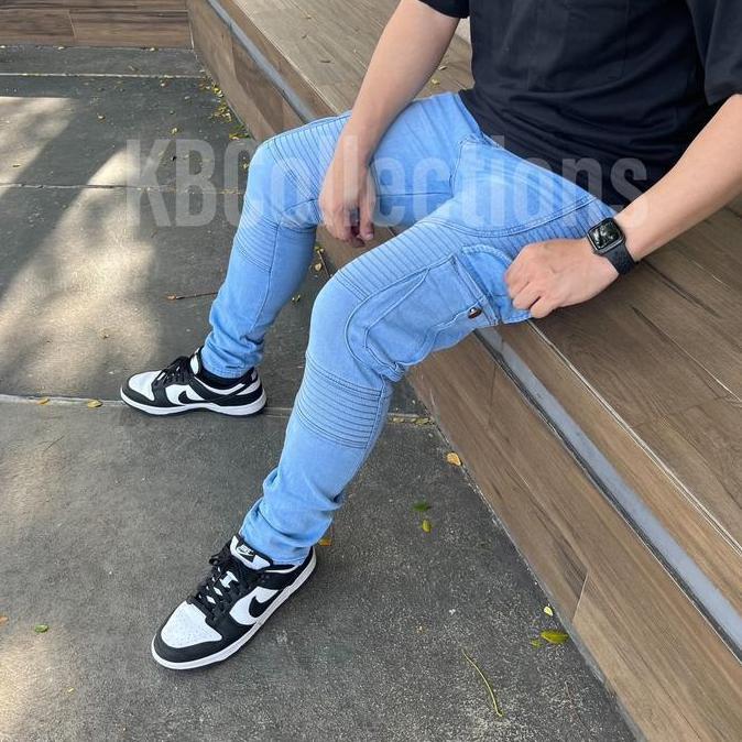 Hose- Biker Cargo Jeans