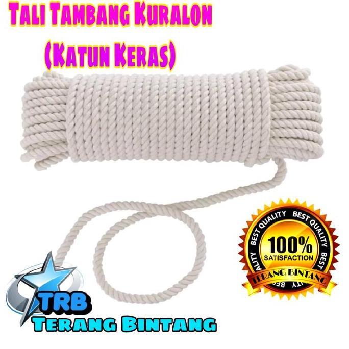 Arte- Terang Bintang Tali Kuralon 6Mm Bahan Kain Katun Pengikat Barang Truk Pick Up Losbak Terpal Co