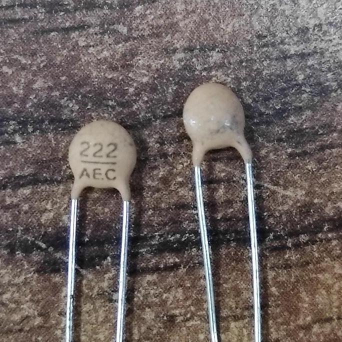 kapasitor keramik 222 50V 2n2