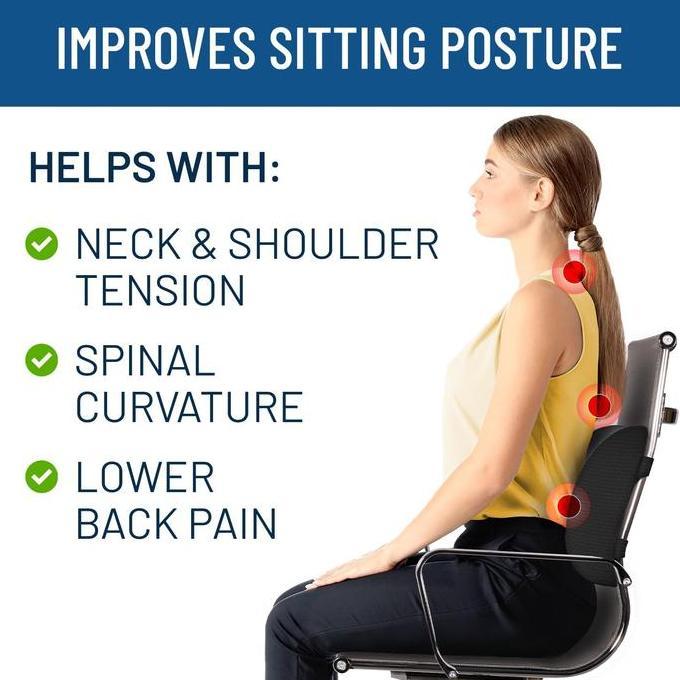 Everlasting Comfort The Original Lumbar Support Pillow Back Pain Relie - Original