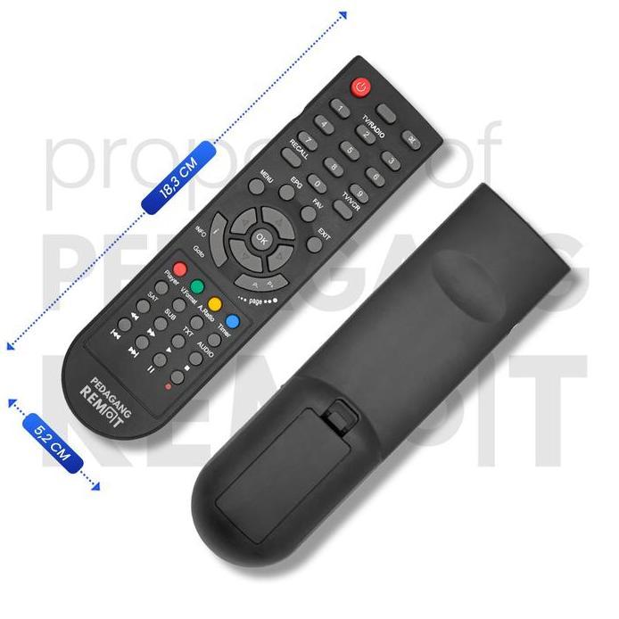 Ready Remot Remote STB Parabola Matrix Nusantara HD / Remote Receiver Set Top Box Matrix Nusantara H