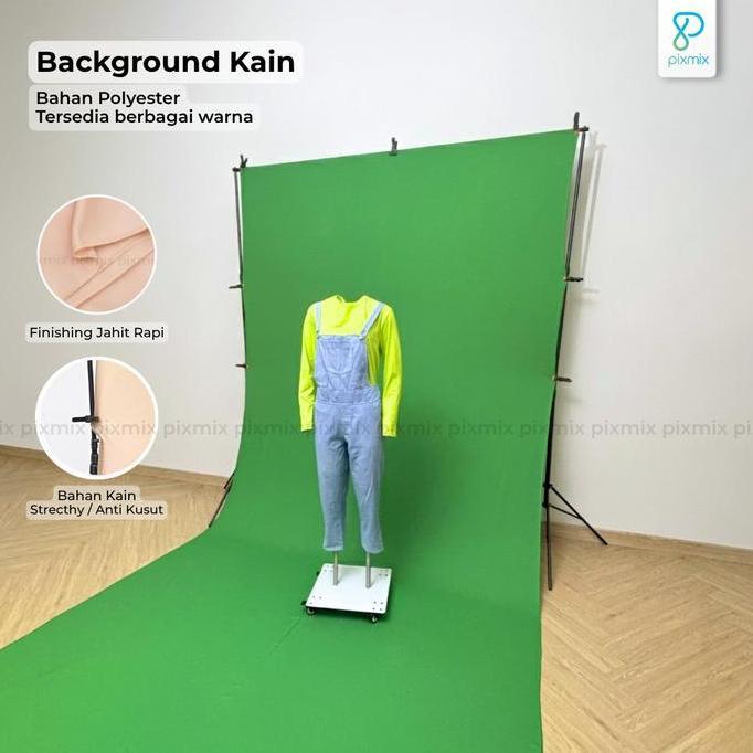 Background foto polos / background foto studio - 2.4x6 Meter
