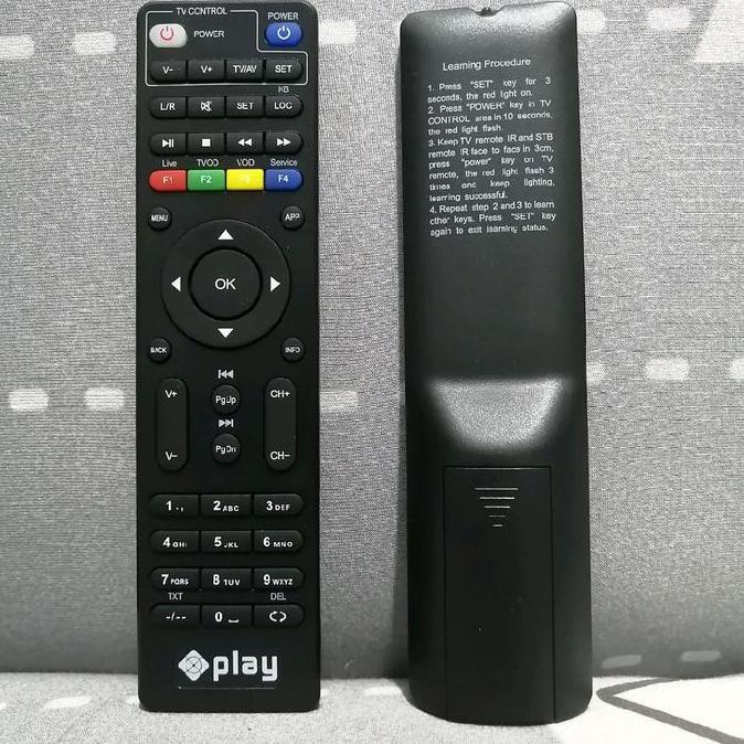 Ready REMOTE REMOT STB RECEIVER DIGITAL BOX MNC PLAY ORIGINAL