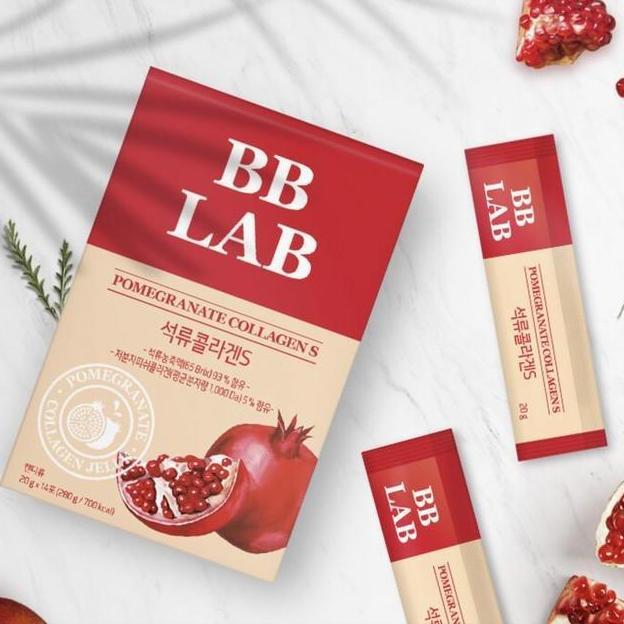 Bb Lab Pomegranate Collagen Jelly S - 1 Box 14 Sticks