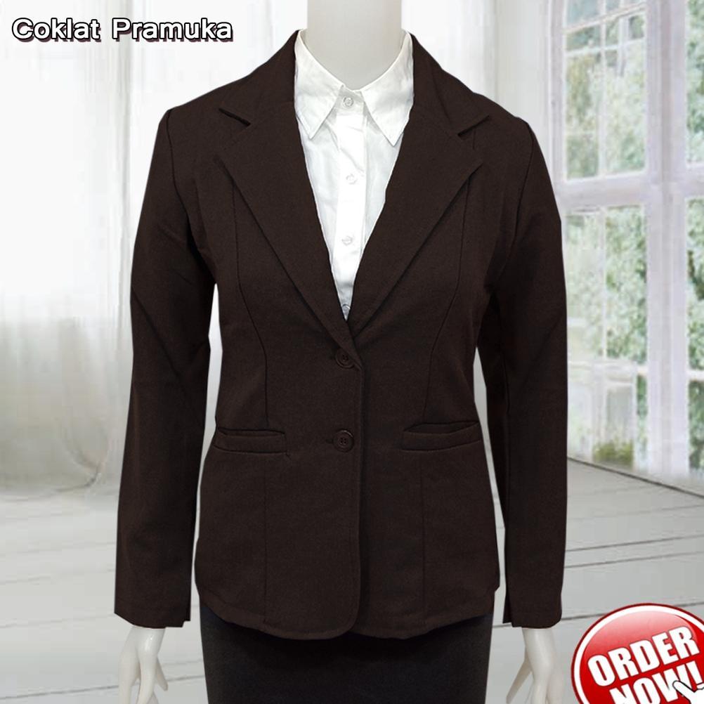 Official Blezer Kerja Wanita Formal Kantor Wanita Premium Atasan Jas Blazer Cewek Kantor Model Slimf