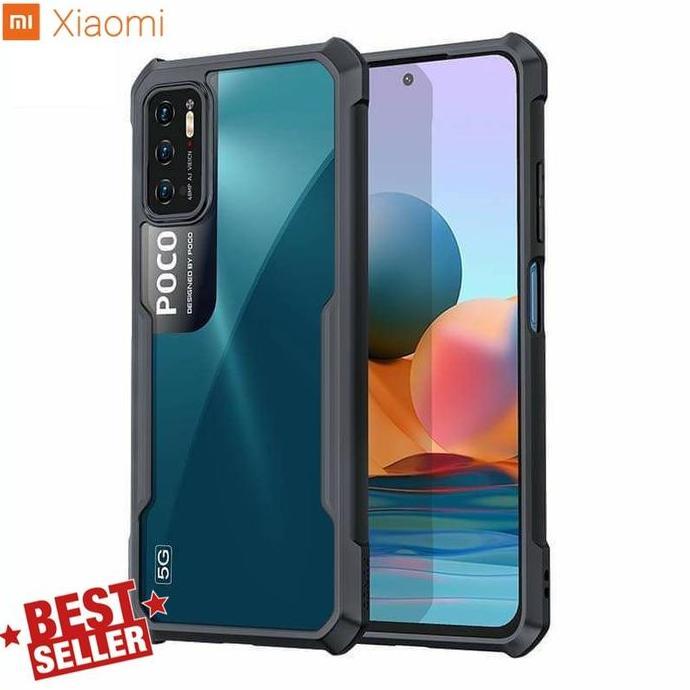 Case Clear  untuk Poco M3 Pro Acrylic Casing Hard Transparan Phone Case Bening Cover