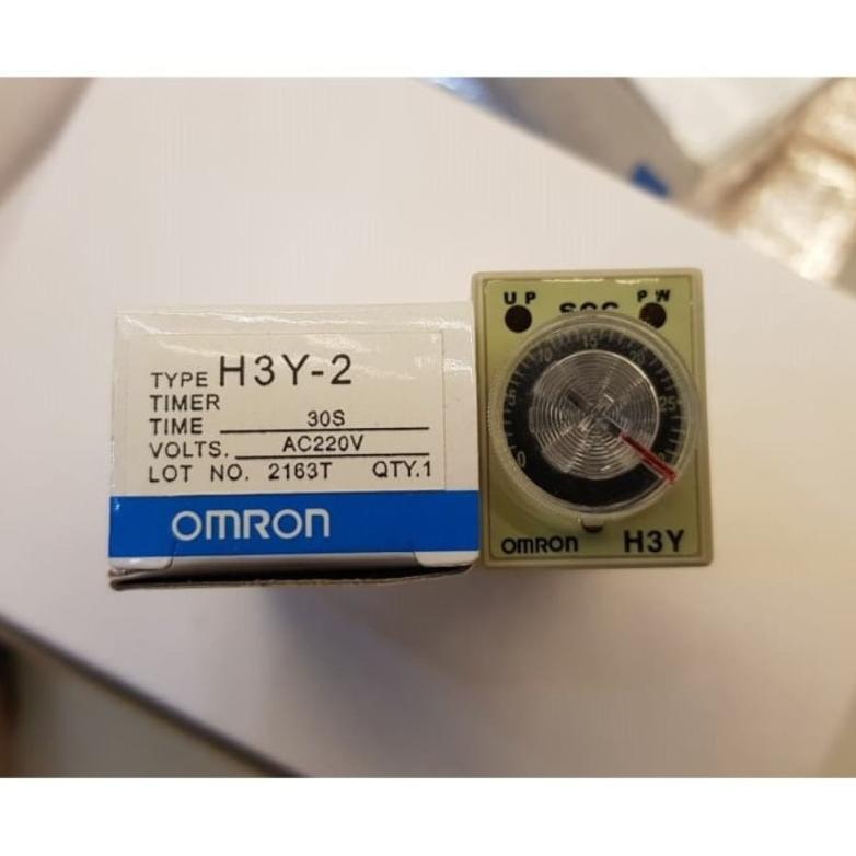 TimerOmron H3Y-2 Delay Timer Relay 220V 30/60 Detik - 60s
