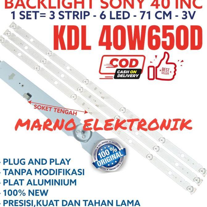 BACKLIGHT SONY 40 INC 40W KDL40W650D KDL 40W650D KDL-40W650D 6K LED 3V A2162