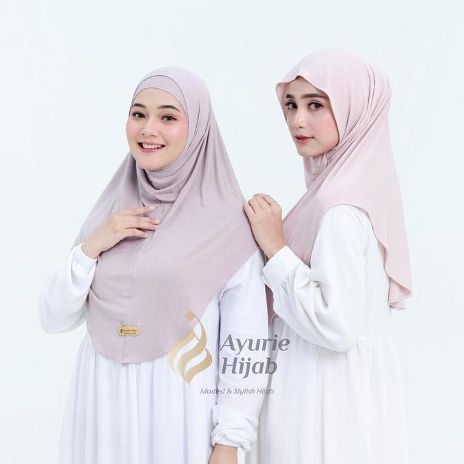 AYURIE - Bergo Ciput Vaniya Rayon Viscose Hijab Malay Instan Lembut Nyaman Cantik Kerudung Wanita St
