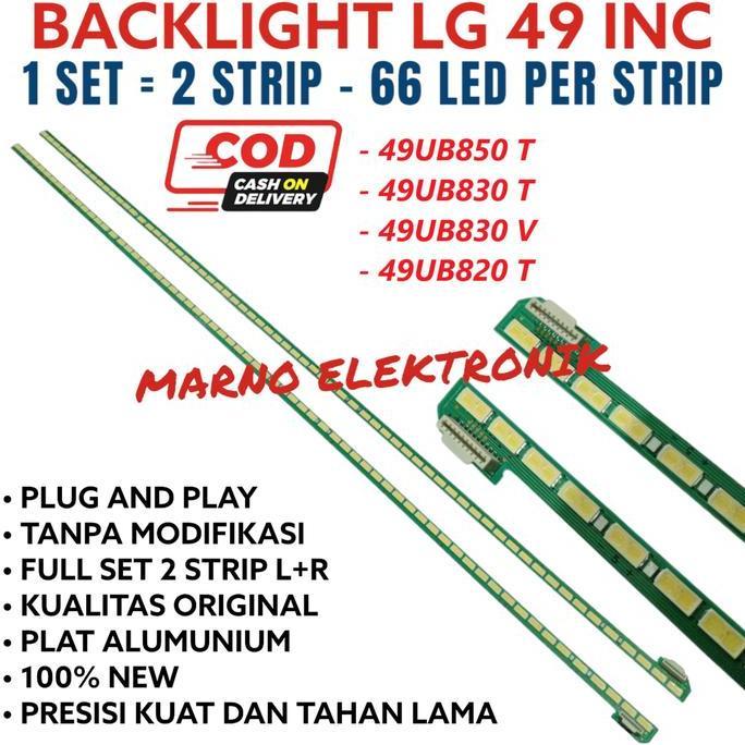 BACKLIGHT LG 49 IN 49UB 49UB850T 49UB830T 49UB830 V 49UB820 T BL LED A2162