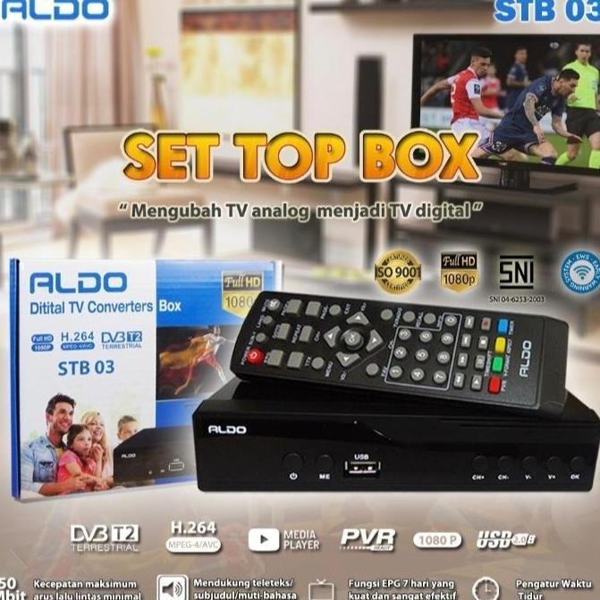 ALDO SET TOP BOX STB03 [MENGUBAH TV ANALOG MENJADI TV DIGITAL]