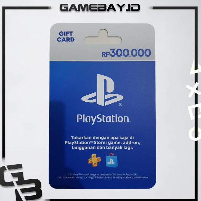 PSN Card Playstation IDR 300.000 300000 300K Network Indonesia Wallet