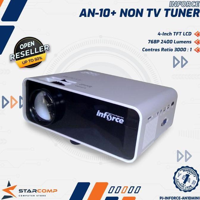Inforce Mini Projector An-10 + Non Tv Tuner Proyektor An10