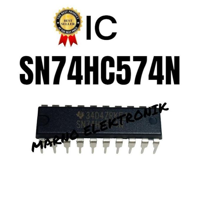 IC SN74HC574N SN 74HC574 N SN 74HC574N ASLI ORI ORIGINAL A2162