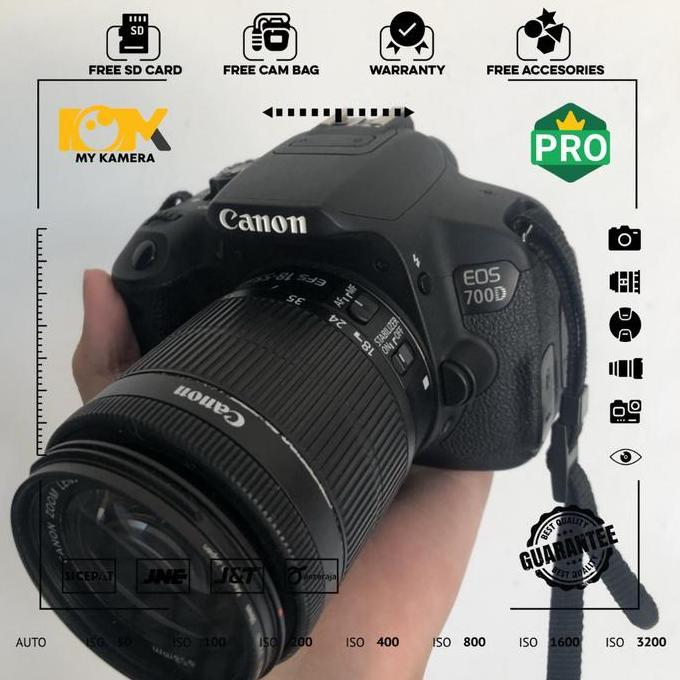 Terlaris Canon Eos 700D Bekas No Minus Kit Stm