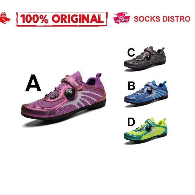 Sepatu Sepeda Non Cleat Cleatless MTB Road Bike Plat Pedal