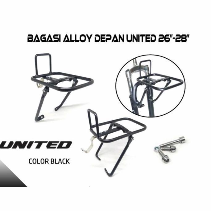 rak bagasi depan sepeda rak alloy bagasi alloy rak depan sepeda