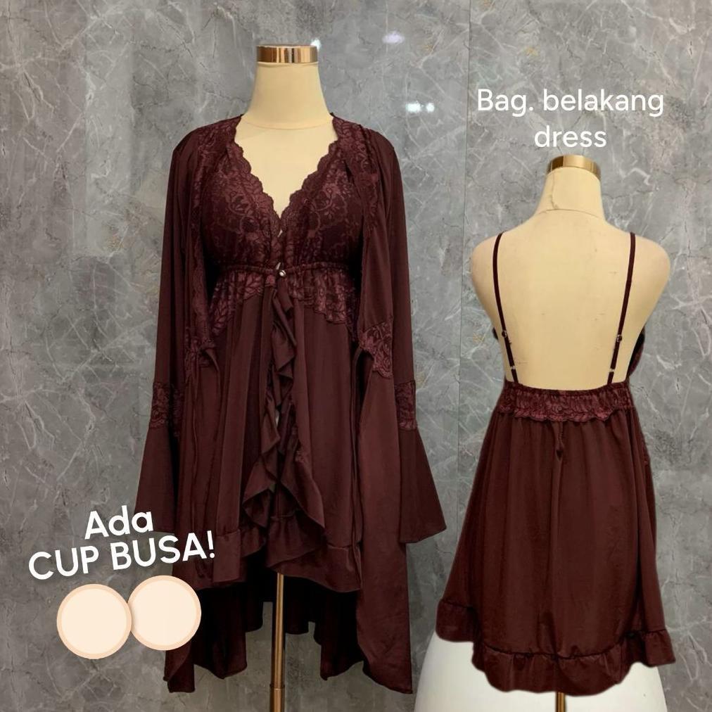 Promo Diana + Cup S-5Xl Lingerie Dress & Kimono Bigsize - Wainodshop