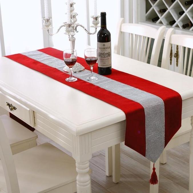 Taplak Meja Panjang 3,5 Meter Meh / Table Runner Tassel 1904