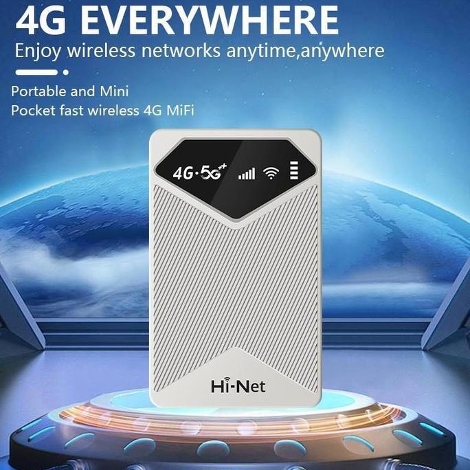 Hi-Net M21 Wifi Wireless Router & Power Bank 2-In-1 300Mbps 4G/5G Mifi Portable Lte Router Wifi Powe