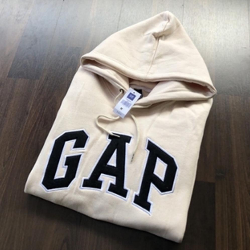 PREMIUM Jaket GAP - Hoodie Gap Abu Logo bordir pria wanita Dewasa tebal premium distro