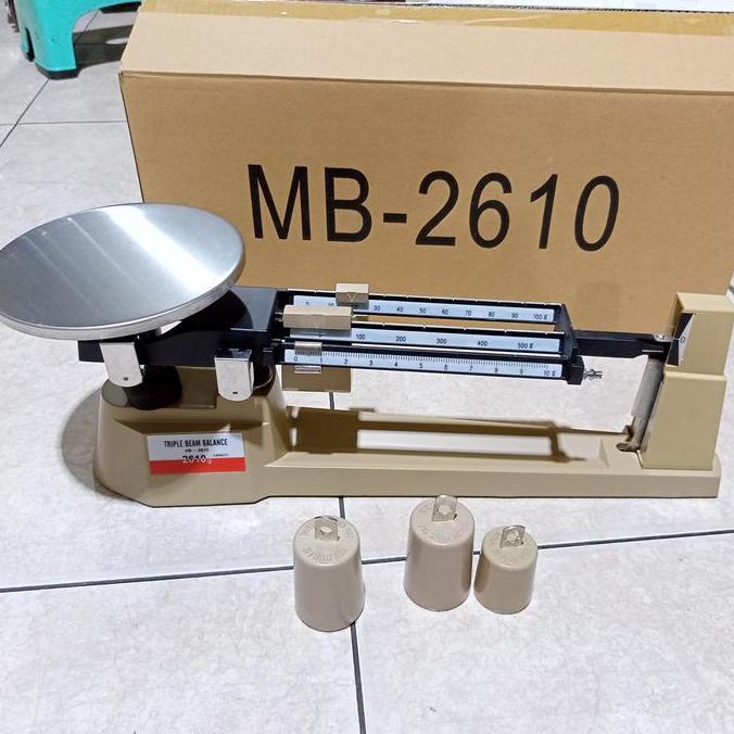 Promo.. Timbangan Neraca 2610  Triple Beam Balance 2610 Timbangan Neraca 3 ( Tiga ) Lengan Manual