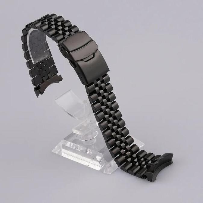 22mm Seiko SKX-007 Black Jubilee Strap Tali Jam Rantai Seiko Hitam