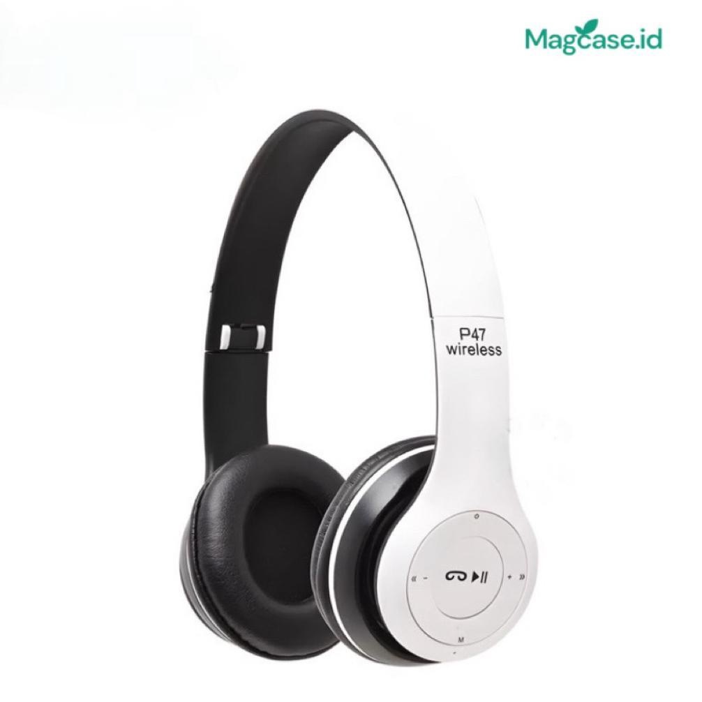 PROMO Magcase- -P47 HEADPHONE Bluetooth Gaming Headset Wireless Pro Bass P47 headset Bluetooth p47 h