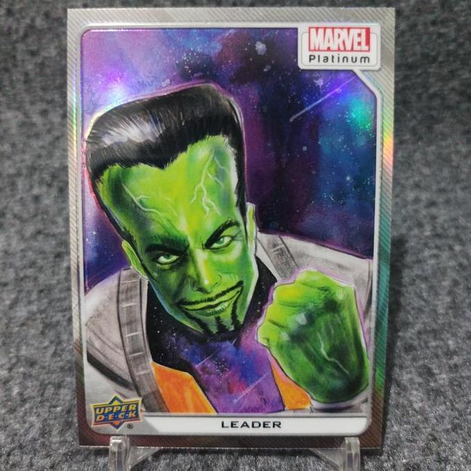 Upper deck marvel platinum 2023 leader rainbow refractor